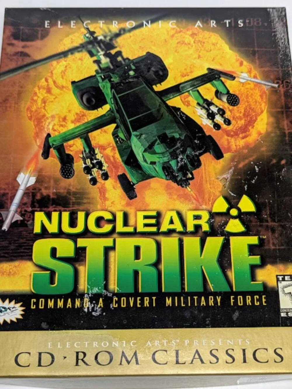 Nuclear Strike PC CD-ROM Game EA Classics Complete Disc Manual Registration Card